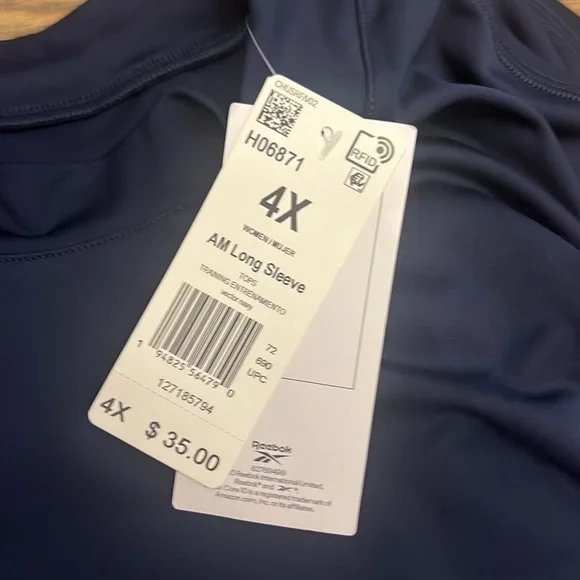 CORE 10 Women's High-Neck Sweat-Wicking Long-Sleeve Shirt-4X - Picture 8 of 10